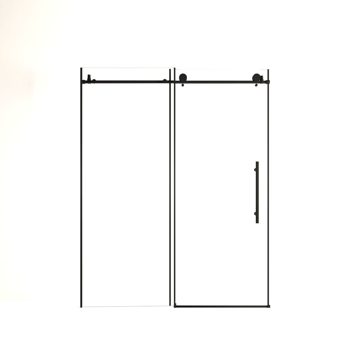 Dexmalle Frameless shower door 56-60 "W x 76" H