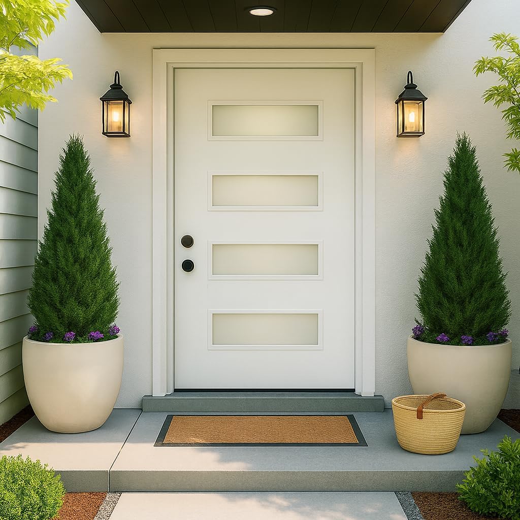 Dexmalle Right Hand Inswing 36 x 80 Fiberglass Entry Door