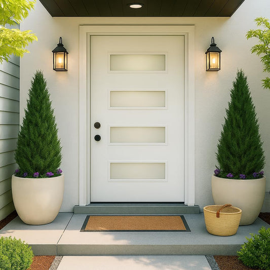 Dexmalle Right Hand Inswing 36 x 80 Fiberglass Entry Door