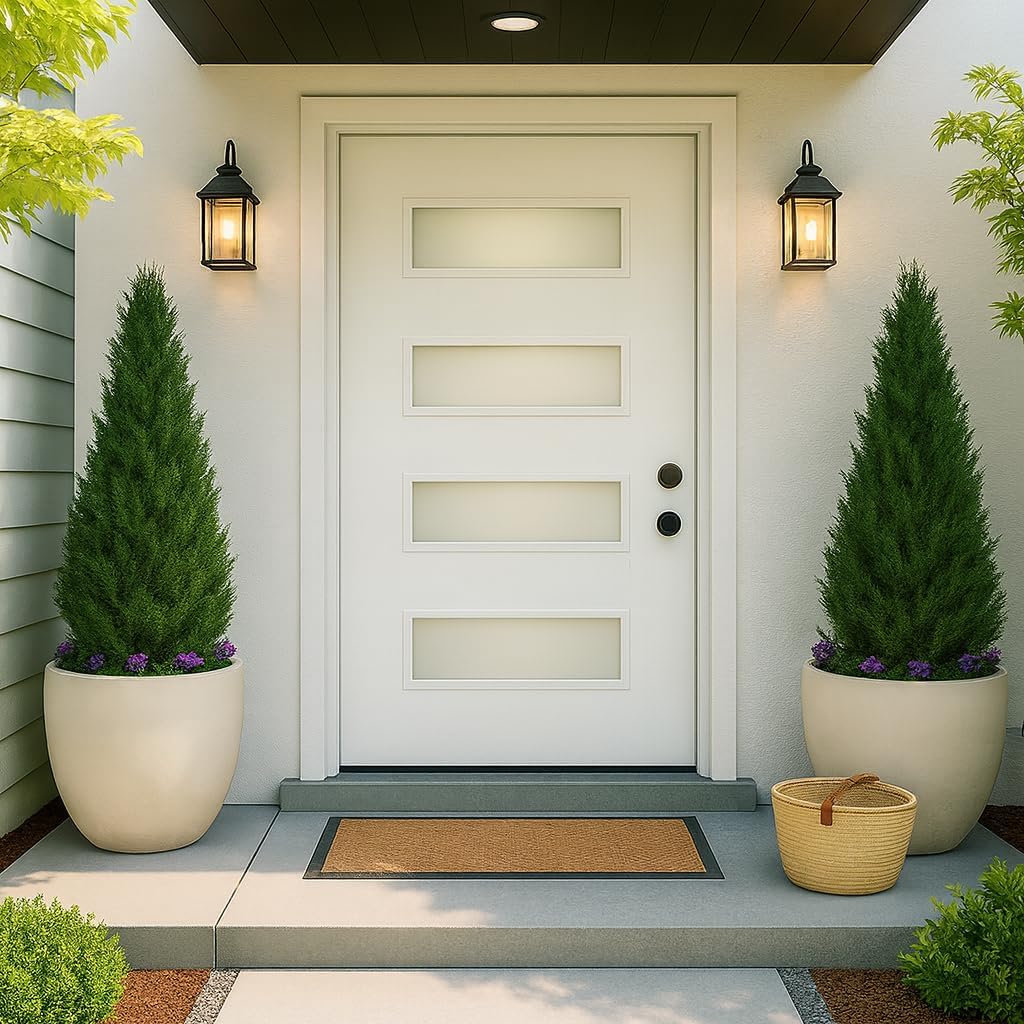 Dexmalle Left Hand Inswing 36 x 80 Fiberglass Entry Door