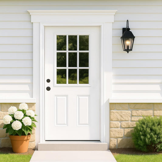 Dexmalle Right Hand Inswing 36 x 80 Fiberglass Entry Door