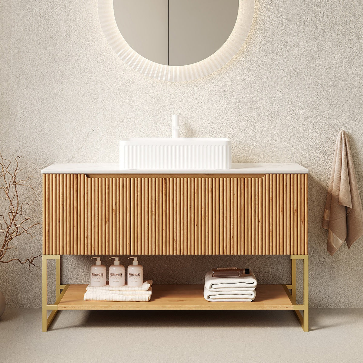 Dexmalle 48" Bathroom Vanity&Sink