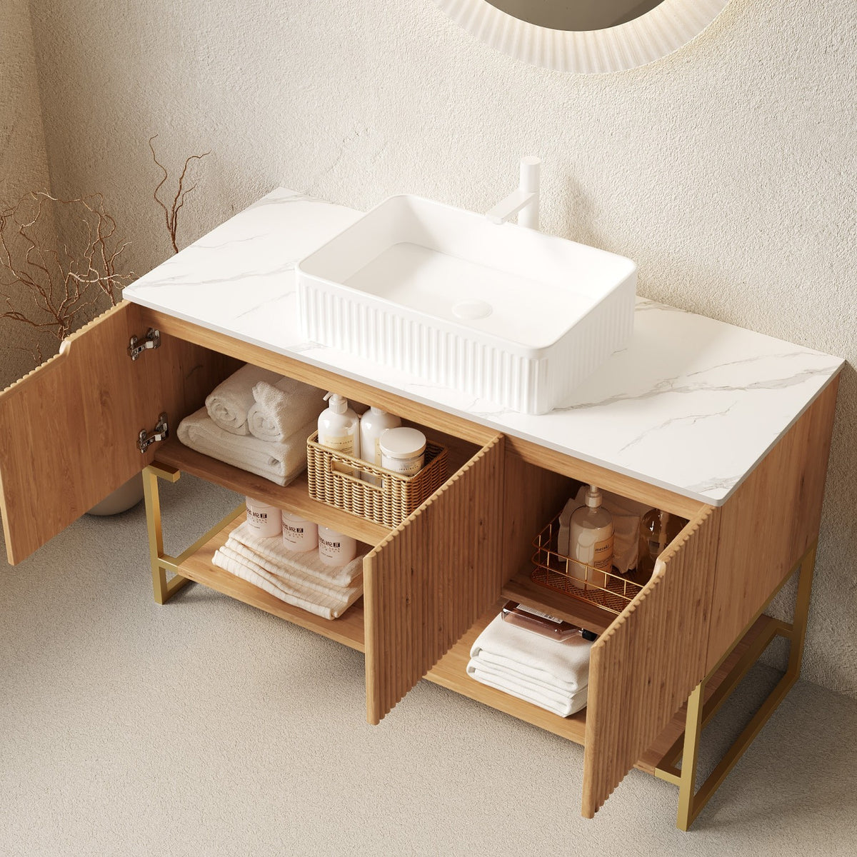 Dexmalle 48" Bathroom Vanity&Sink