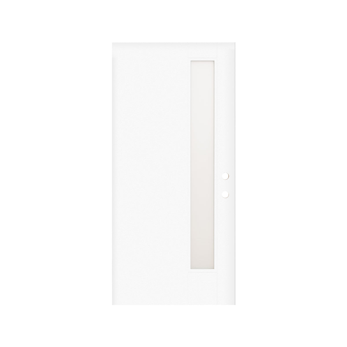 Dexmalle 36"x80" Fiberglass Front Door with White 4-9/16" PVC Frame,Left-Hand Inswing Exterior Door