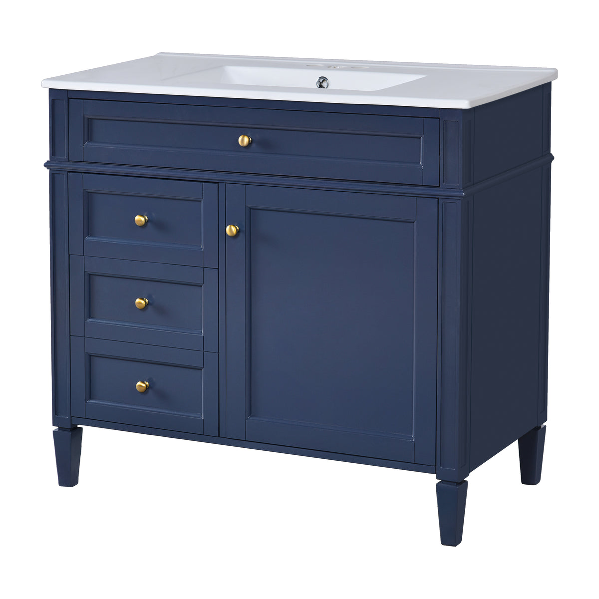 Dexmalle 36'' Bathroom Vanity with Top Sink
