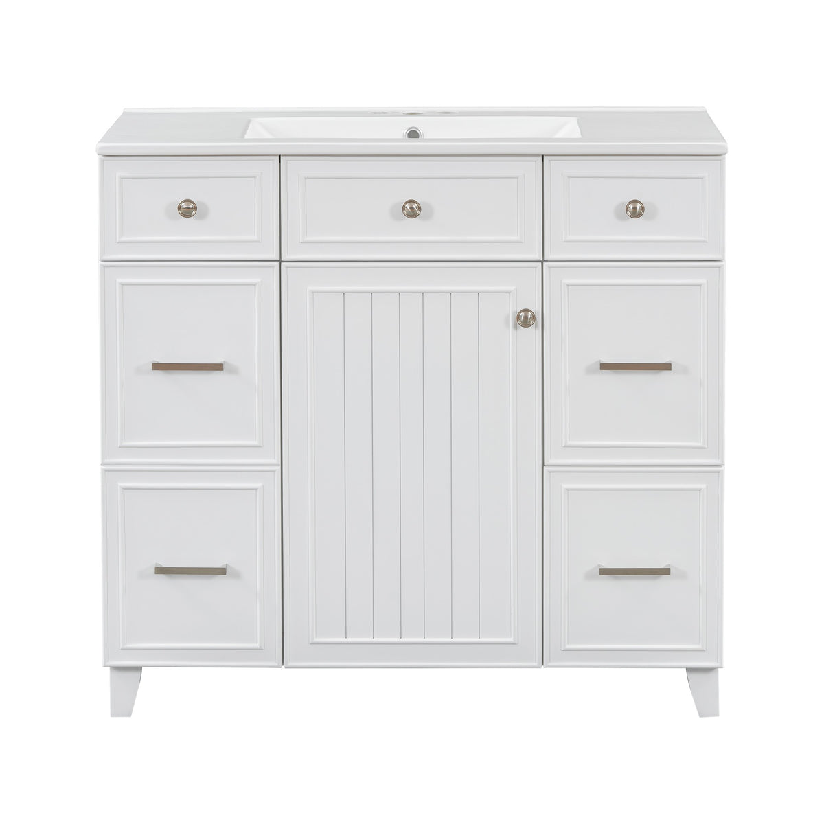 Dexmalle 36" Bathroom Vanity with Ceramic Sink