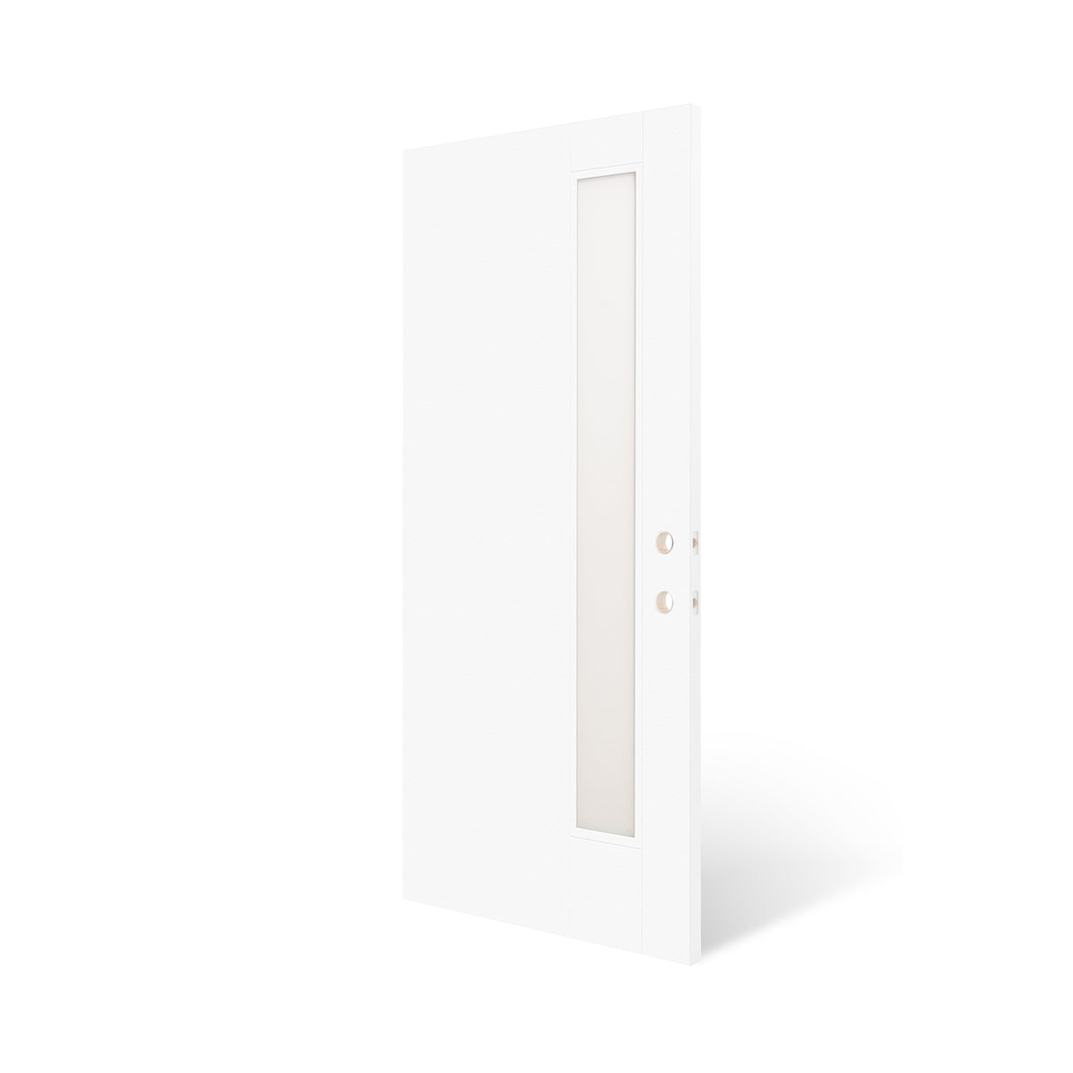 Dexmalle 36"x80" Fiberglass Front Door with White 4-9/16" PVC Frame,Left-Hand Inswing Exterior Door