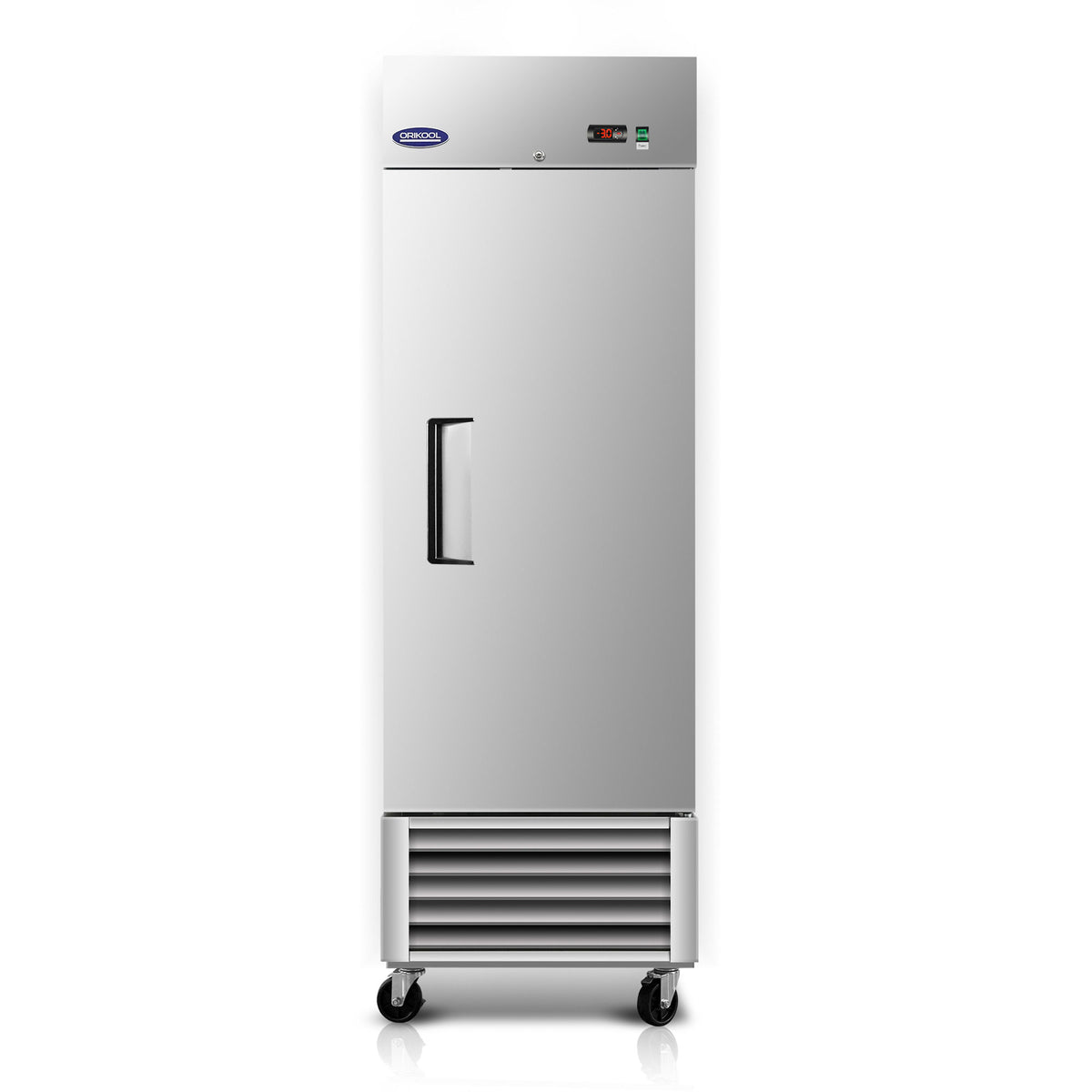 Dexmalle 27" Commercial Refrigerator 23 Cu.ft with 1 Solid Door Reach-In Refrigerators
