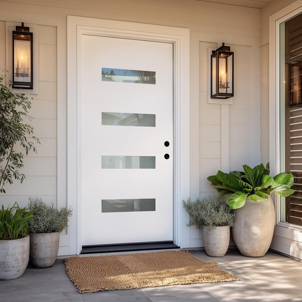 Dexmalle Left Hand Inswing 36 x 80 Fiberglass Entry Door
