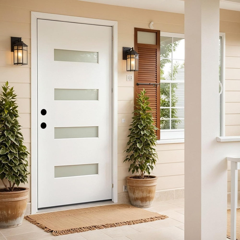 Dexmalle Right Hand Inswing 36 x 80 Fiberglass Entry Door