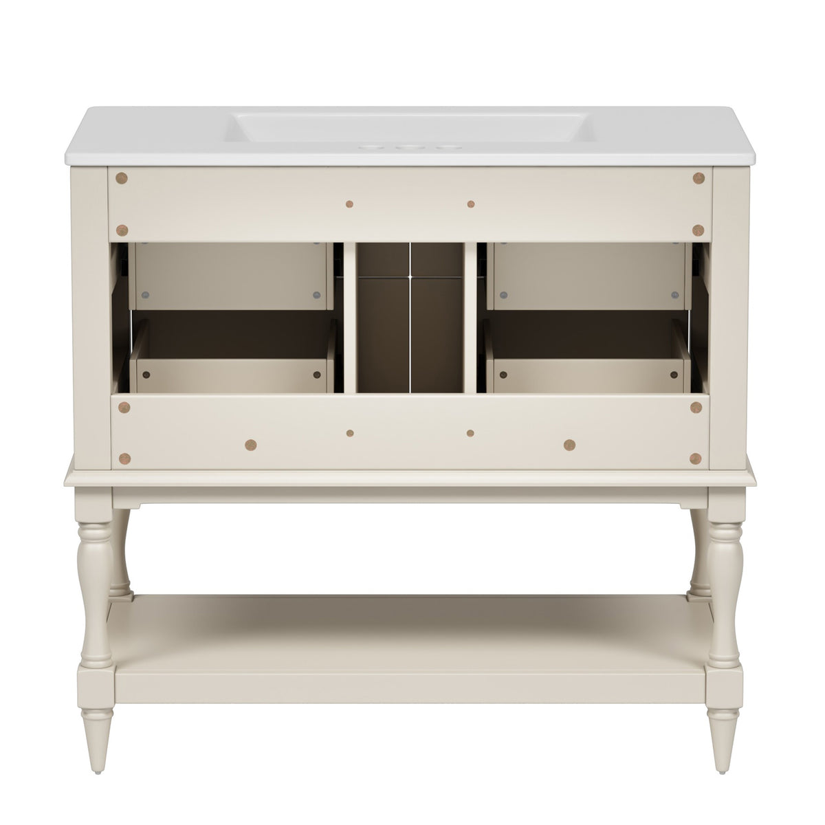 Dexmalle 36" Bathroom Vanity Cabinet with Sink Combo Set