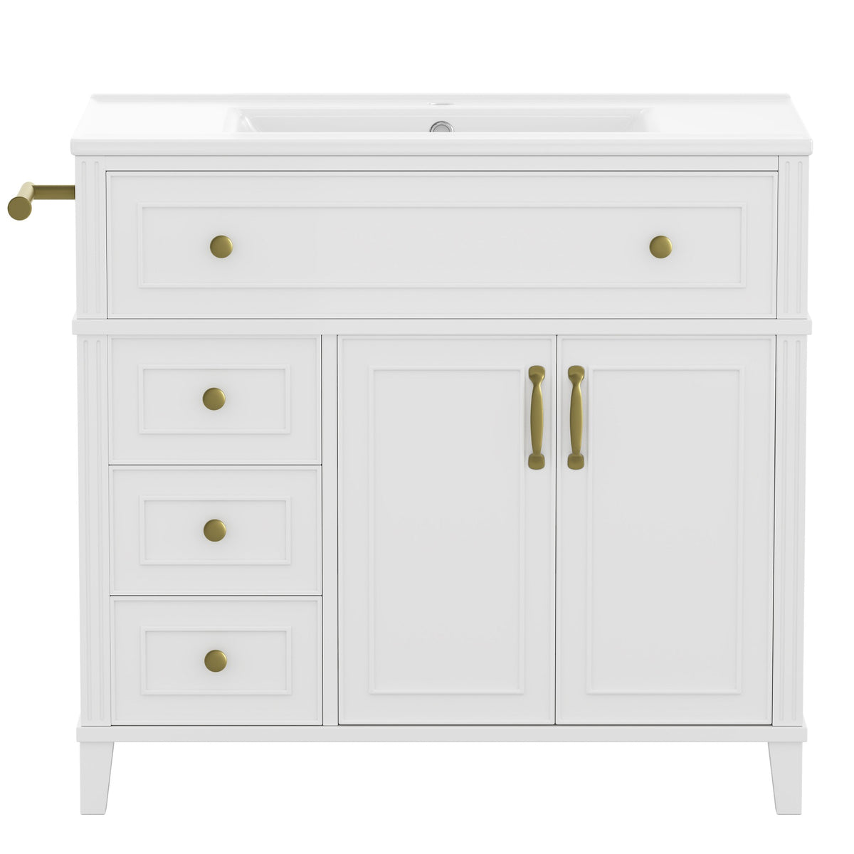 Dexmalle 36 Inch Elegant Modern Bathroom Vanity with Sink