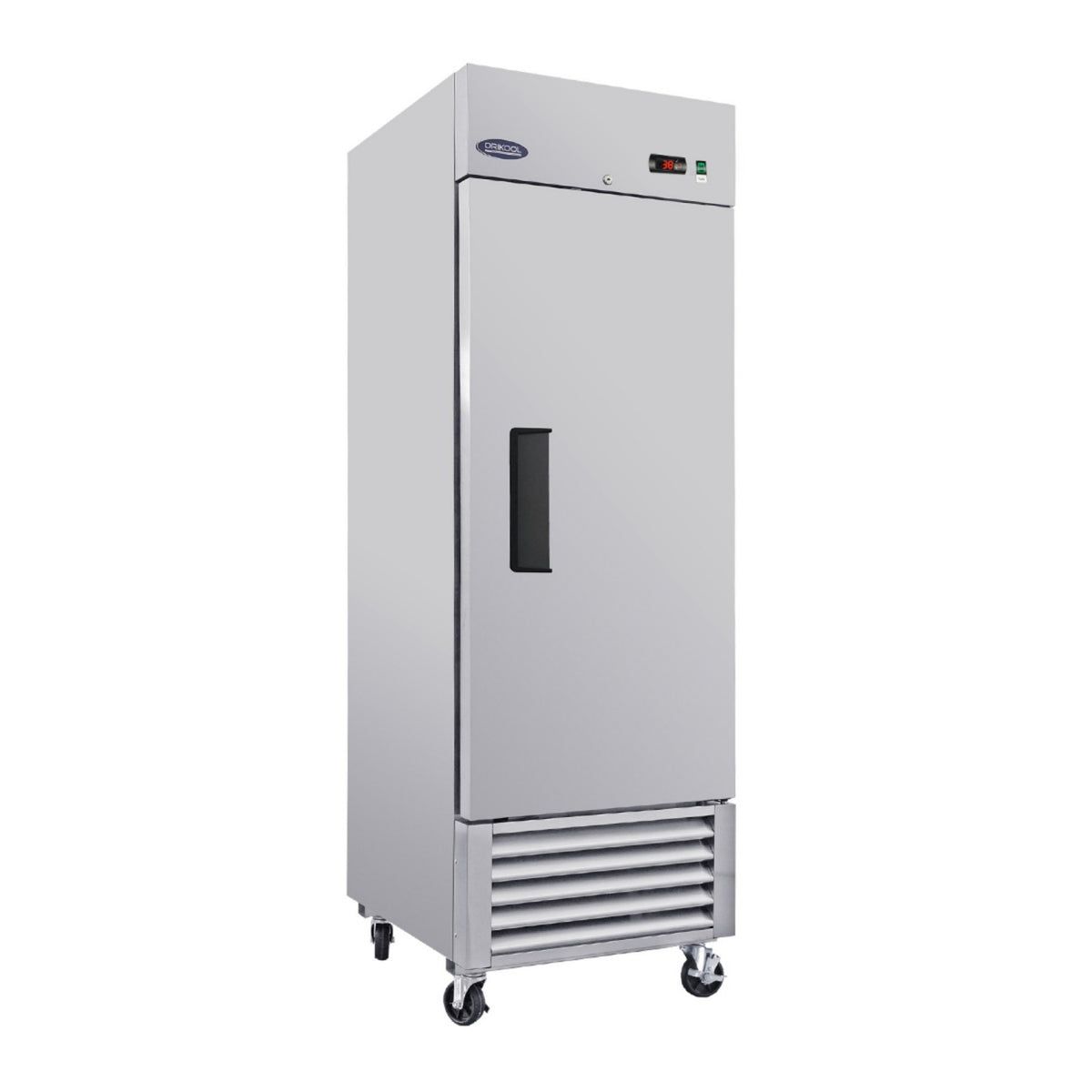 Dexmalle 27" Commercial Refrigerator 23 Cu.ft with 1 Solid Door Reach-In Refrigerators