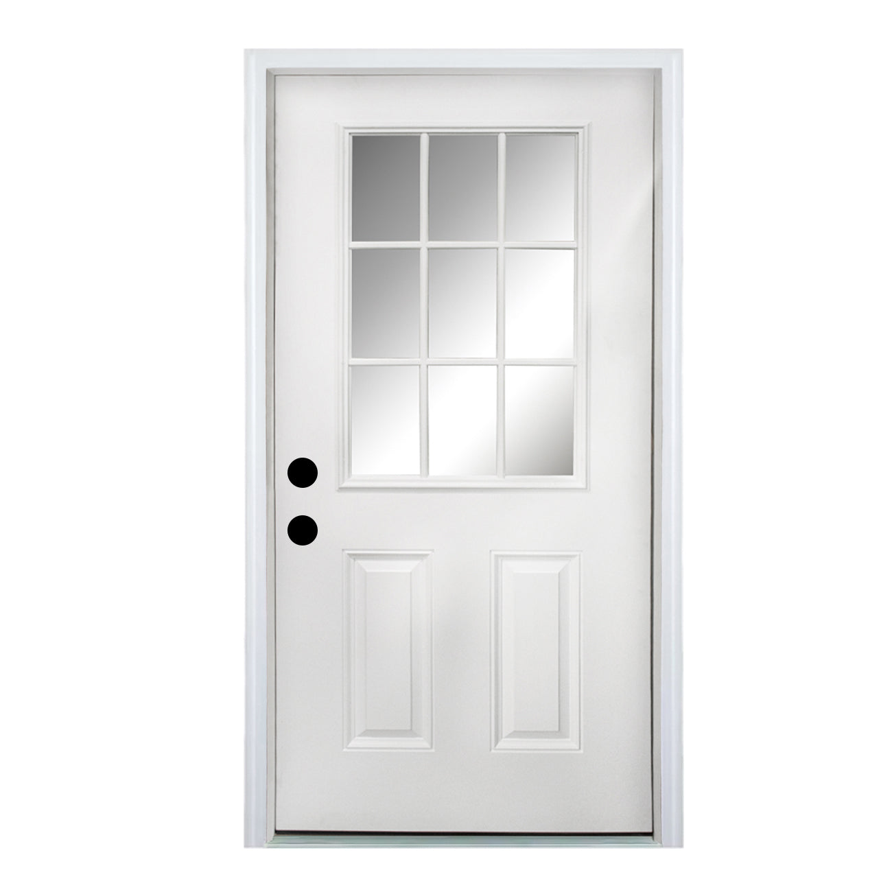 Dexmalle Right Hand Inswing 36 x 80 Fiberglass Entry Door