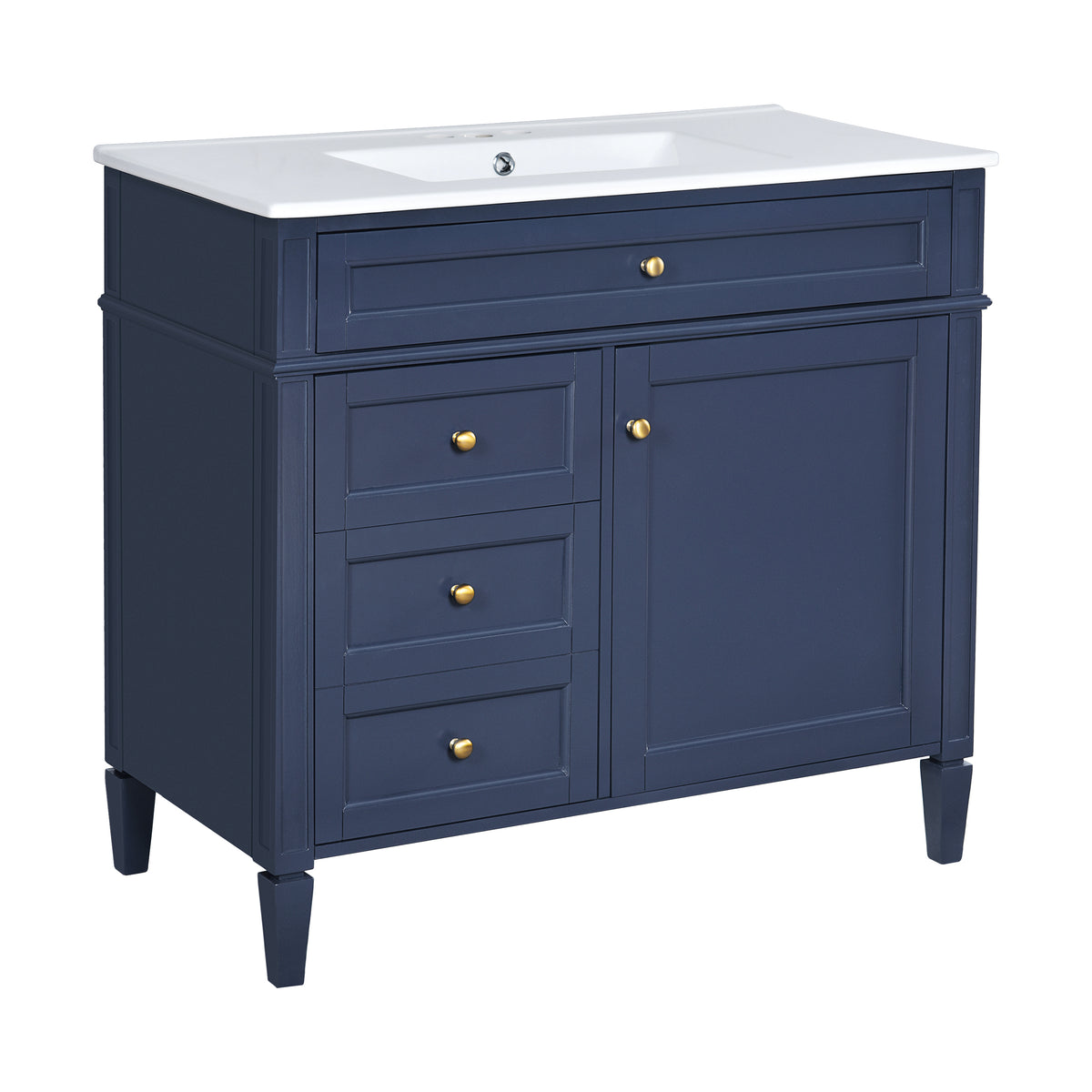 Dexmalle 36'' Bathroom Vanity with Top Sink
